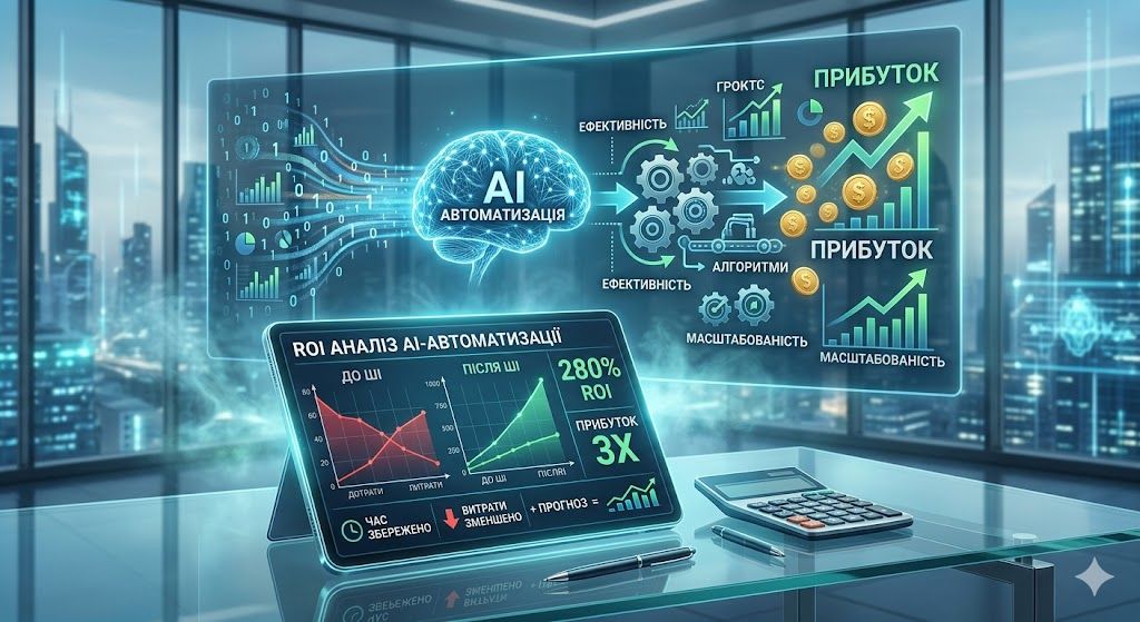 Розрахунок ROI від AI-автоматизації: формула та приклади для SMB